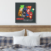 Gerechtigkeitsliga "Heldenfeiertage" Leinwanddruck (Insitu (Schlafzimmer))