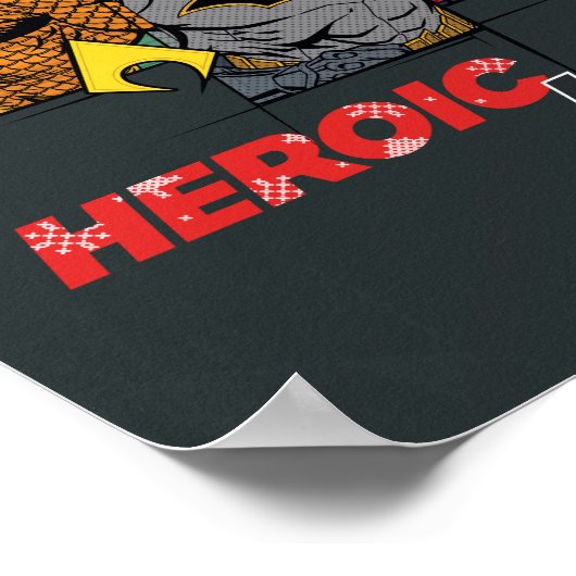 Gerechtigkeitsliga "Heldenfeiertage" Poster (Ecke)