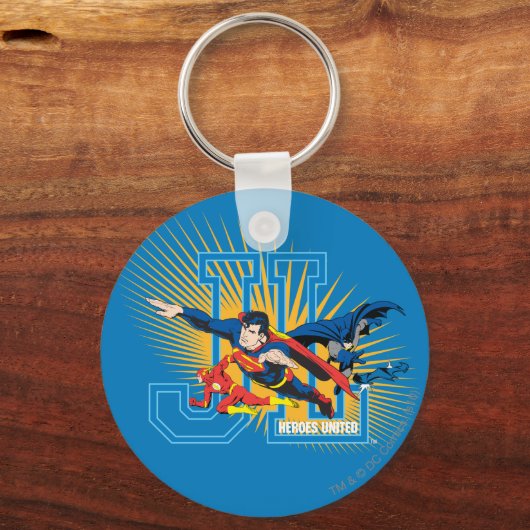 Gerechtigkeitsliga Heroes United Schlüsselanhänger (Vorderseite)