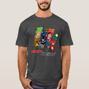 Gerechtigkeitsliga "Heroische Feiertage" T-Shirt