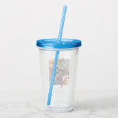 Gerechtigkeitsliga "Rett die Feiertage!" Acryltrinkbecher (Rückseite)