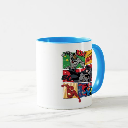 Gerechtigkeitsliga "Rett die Feiertage!" Tasse (VorderseiteRechts)