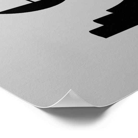 Gerechtigkeitsskala Poster (Ecke)