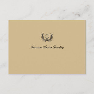 GerechtigkeitWreath personalisiertes Dankeskarte