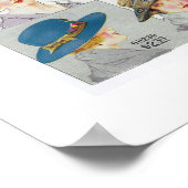 GERECYCELT ART: 1920 FASHION KATALOGSEITE POSTER (Ecke)