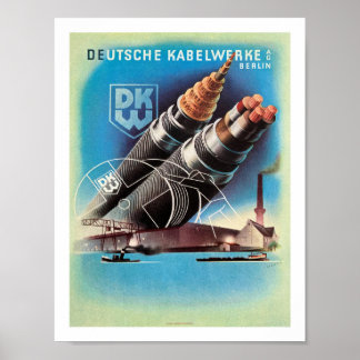 GERECYCELT ART: 1925-30 DEUTSCHES DESIGN-Poster Poster