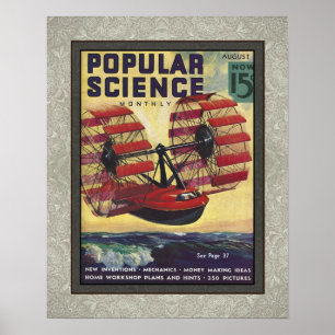 GERECYCELT ART: MAGAZINE COVER ART DER 30er Jahre Poster