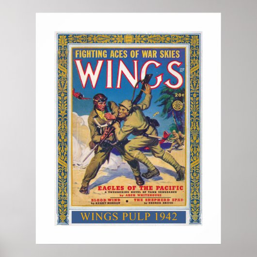 GERECYCELT ART: MAGAZINE-DECKUNG 1942 POSTER (Vorne)