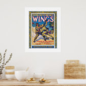 GERECYCELT ART: MAGAZINE-DECKUNG 1942 POSTER (Küche)