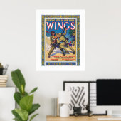 GERECYCELT ART: MAGAZINE-DECKUNG 1942 POSTER (Heimbüro)