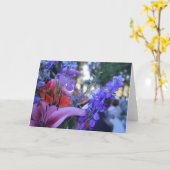 Gerecycelt Blume Karte (Gelbe Blume)