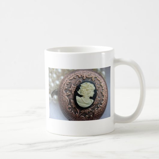 Gerecycelt Cameo Kaffeetasse (Rechts)