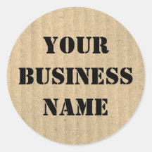 Gerecycelt "Custom Business Name Kraft Paper"