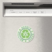 Gerecycelt Earth Day Gear Magnet (In Situ (Geschirrspüler))