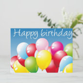 Gerecycelt Geburtstagskarte & Einladungen (Stehend Vorderseite)