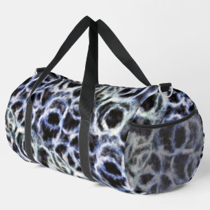 gerecycelt Indigo shibori: Duffle Bag