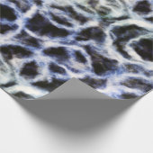 gerecycelt Indigo shibori: Geschenkpapier (Ecke)