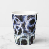 gerecycelt Indigo shibori: Pappbecher (Rückseite)