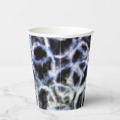 gerecycelt Indigo shibori: Pappbecher (Rechts)