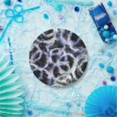 gerecycelt Indigo shibori: Pappteller (Party)