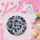 gerecycelt Indigo shibori: Pappteller (Party)