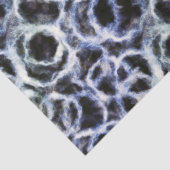 gerecycelt Indigo shibori: Seidenpapier (Ausschnitt)