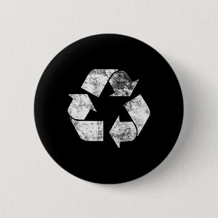 Gerecycelt Logo T Shirt Earth Day Nature Planet Co Button