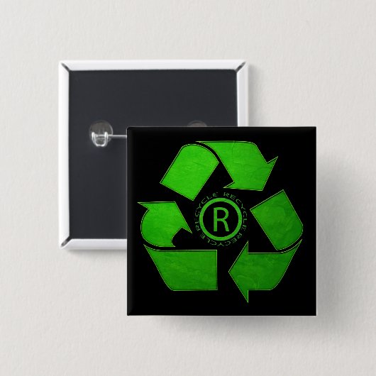 Gerecycelt Logo von Shirley Taylor Button (Vorne & Hinten)
