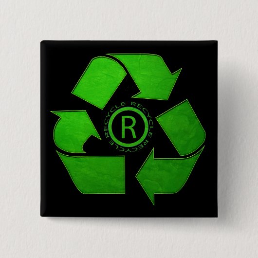 Gerecycelt Logo von Shirley Taylor Button (Vorderseite)