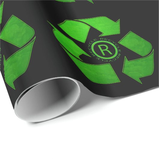 Gerecycelt Logo von Shirley Taylor Geschenkpapier (Rolleneckpunkt)