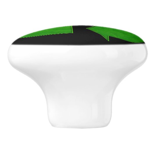 Gerecycelt Logo von Shirley Taylor Keramikknauf (Seitenansicht)