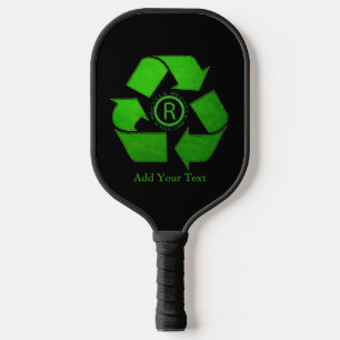 Gerecycelt Logo von Shirley Taylor Pickleball Schläger