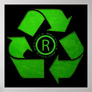 Gerecycelt Logo von Shirley Taylor Poster