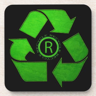 Gerecycelt Logo von Shirley Taylor Untersetzer