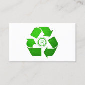 Gerecycelt Logo von Shirley Taylor Visitenkarte (Rückseite)