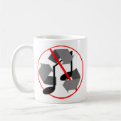 Gerecycelt Musik überspielt Kaffeetasse (Links)