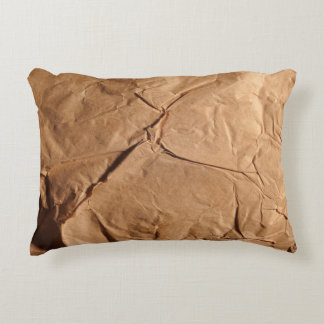 Gerecycelt Packpapier. Textur. Dekokissen