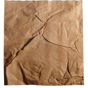 Gerecycelt Packpapier. Textur. Duschvorhang