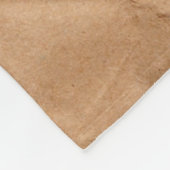 Gerecycelt Packpapier. Textur. Fleecedecke (Ecke)