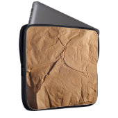 Gerecycelt Packpapier. Textur. Laptopschutzhülle (Vorne Rechts)