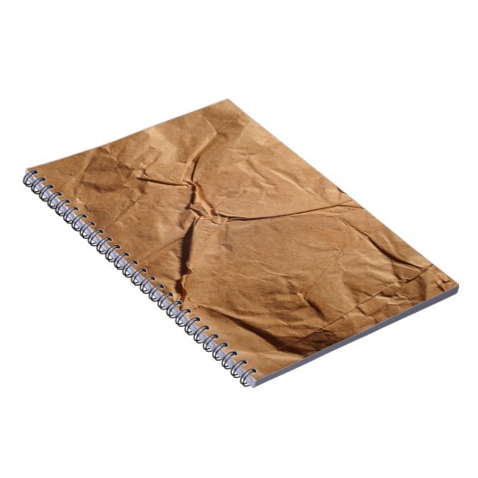 Gerecycelt Packpapier. Textur. Notizblock (Rechte Seite)