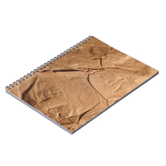 Gerecycelt Packpapier. Textur. Notizblock (Linke Seite)