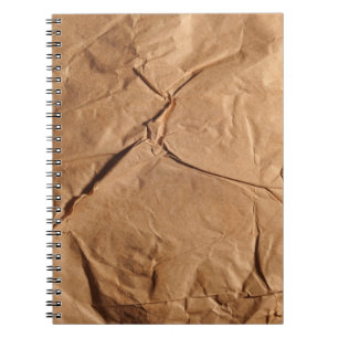 Gerecycelt Packpapier. Textur. Notizblock