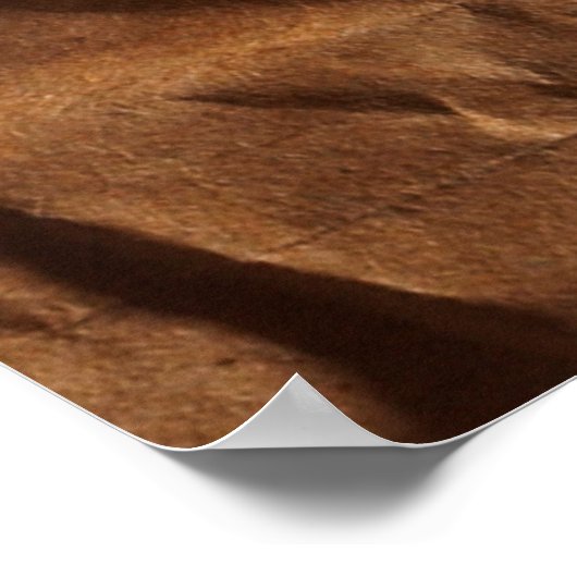 Gerecycelt Packpapier. Textur. Poster (Ecke)