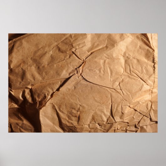 Gerecycelt Packpapier. Textur. Poster (Vorne)