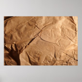 Gerecycelt Packpapier. Textur. Poster (Vorne)