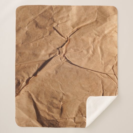 Gerecycelt Packpapier. Textur. Sherpadecke (Vorderseite)