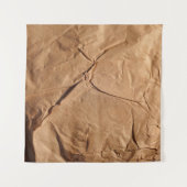 Gerecycelt Packpapier. Textur. Wandteppich (Vorderseite)