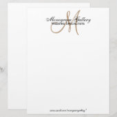 Gerecycelt Papier für elegante Firmenlogos Briefkopf (Vorne/Hinten)