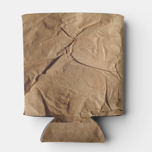 Gerecycelt Papier: Öko-freundliche Textur. Dosenkühler (Rückseite)